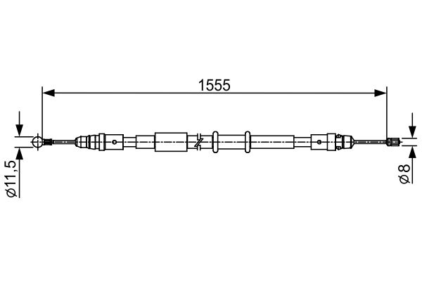 Bosch Handremkabel 1 987 482 552