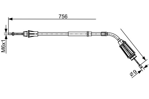 Bosch Handremkabel 1 987 482 556