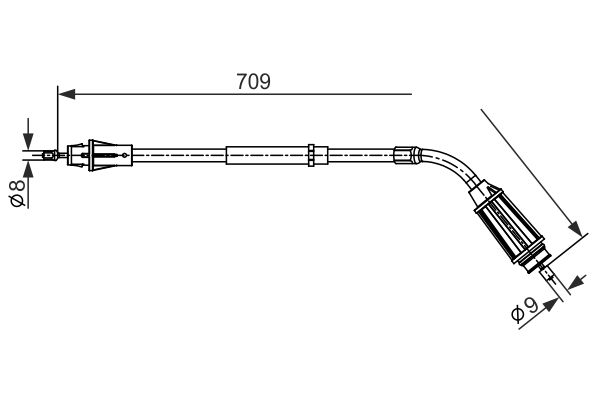 Bosch Handremkabel 1 987 482 557