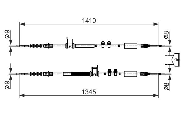 Bosch Handremkabel 1 987 482 560