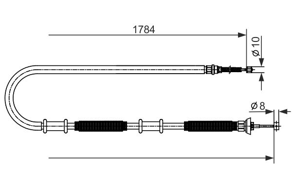 Bosch Handremkabel 1 987 482 587