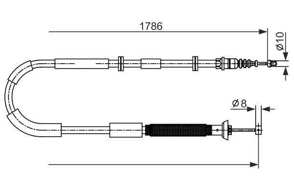 Bosch Handremkabel 1 987 482 589