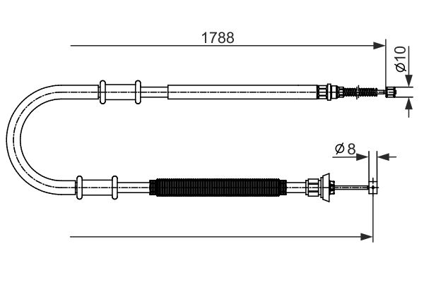 Bosch Handremkabel 1 987 482 590