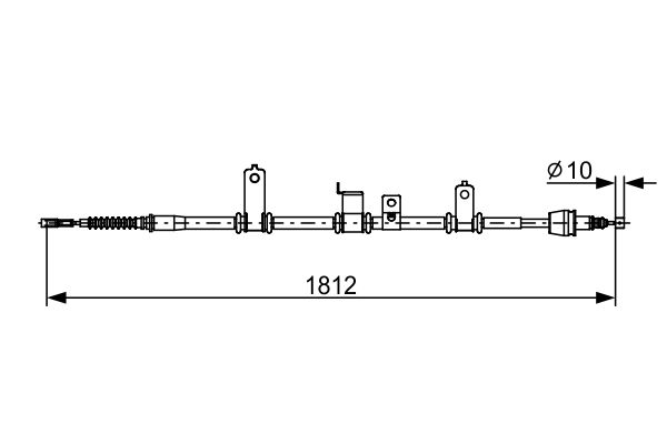 Bosch Handremkabel 1 987 482 615