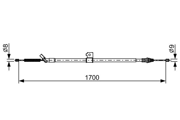 Bosch Handremkabel 1 987 482 631