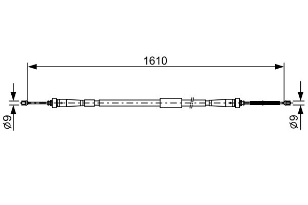 Bosch Handremkabel 1 987 482 636