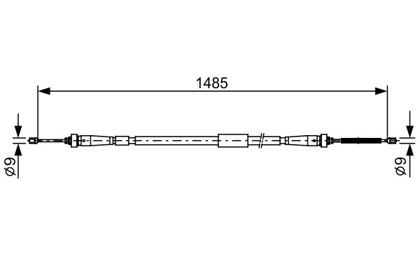 Bosch Handremkabel 1 987 482 637