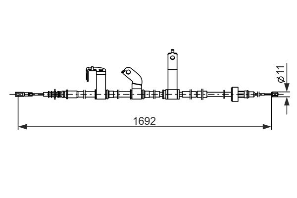 Bosch Handremkabel 1 987 482 841