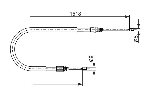 Bosch Handremkabel 1 987 482 871