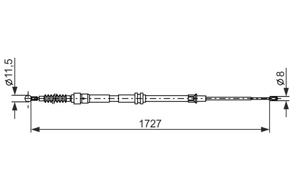 Bosch Handremkabel 1 987 482 872