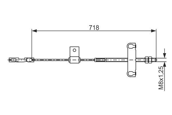 Bosch Handremkabel 1 987 482 877