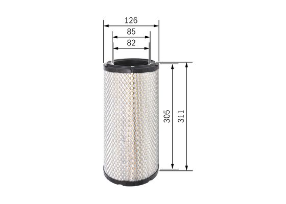 Bosch Luchtfilter F 026 400 318