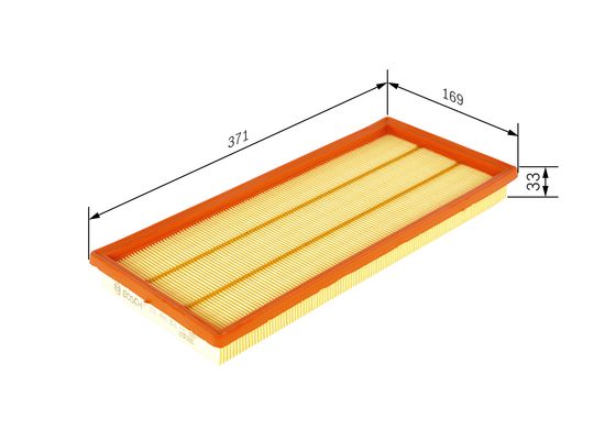 Bosch Luchtfilter F 026 400 326