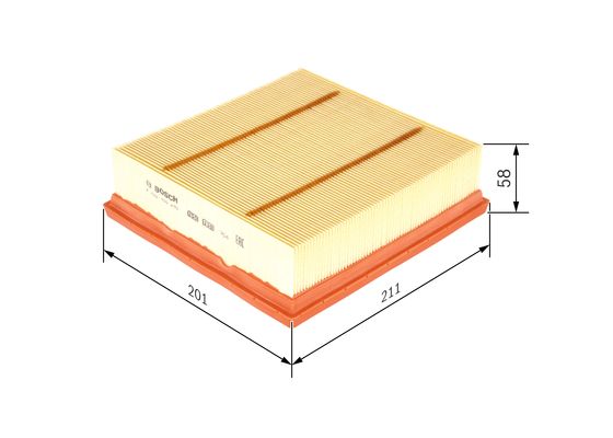 Bosch Luchtfilter F 026 400 498
