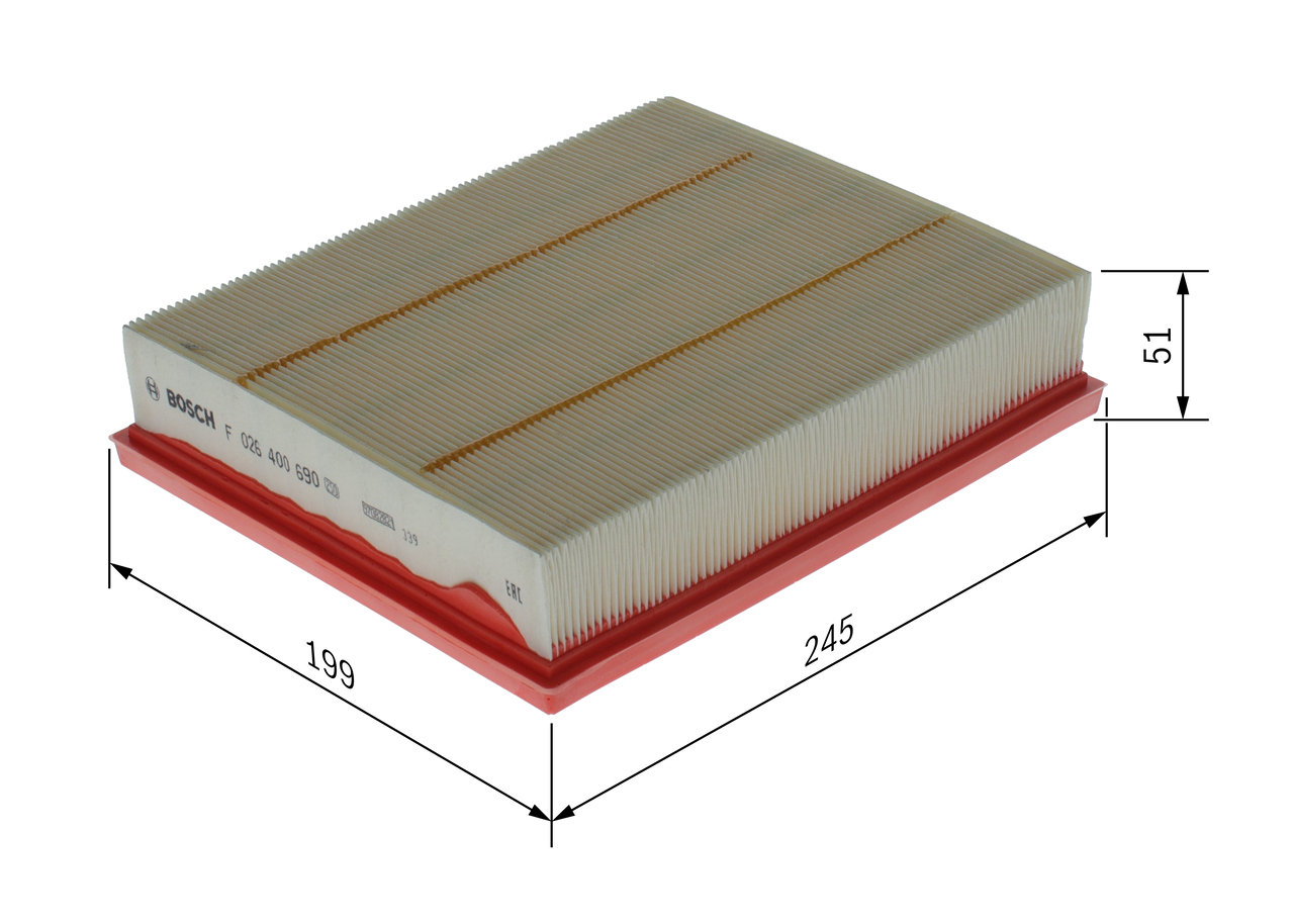 Bosch Luchtfilter F 026 400 690