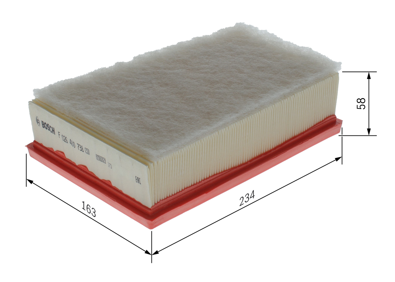 Bosch Luchtfilter F 026 400 738
