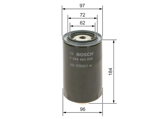 Bosch Brandstoffilter F 026 402 036
