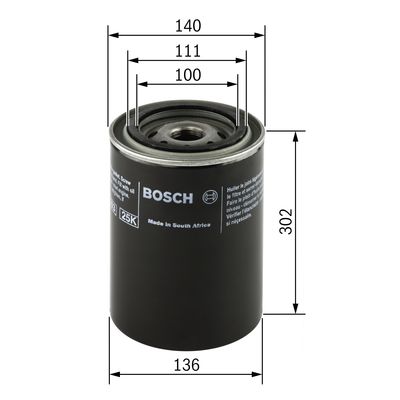 Bosch Oliefilter F 026 407 056