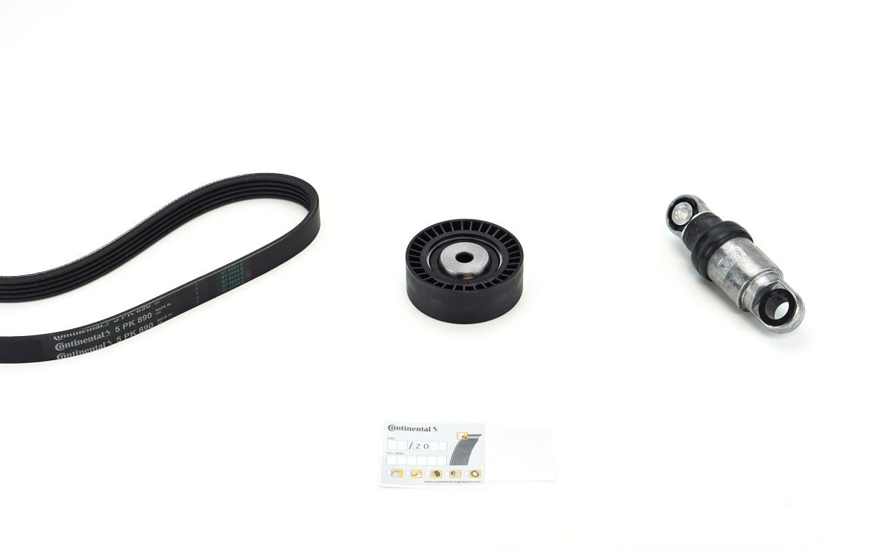 Contitech Poly V-riemen kit 5PK890K3