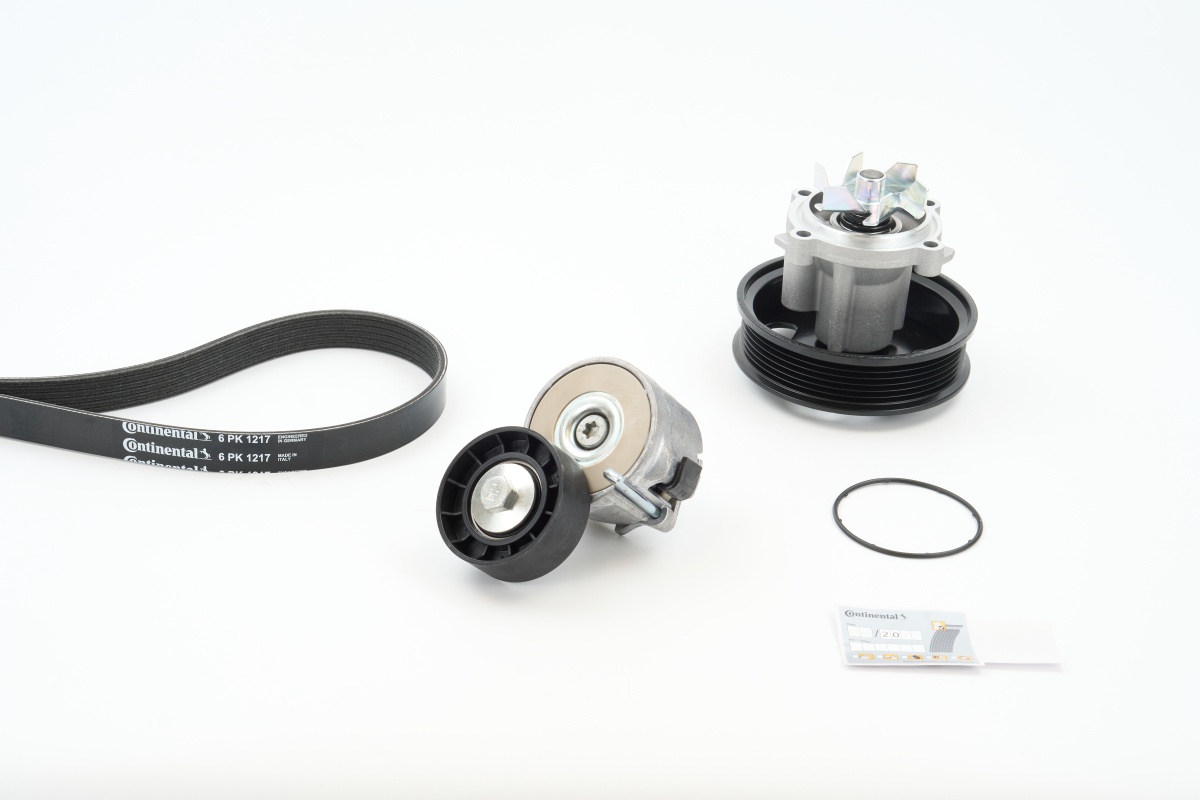 Contitech Poly V-riemen kit inclusief waterpomp 6PK1217WP1