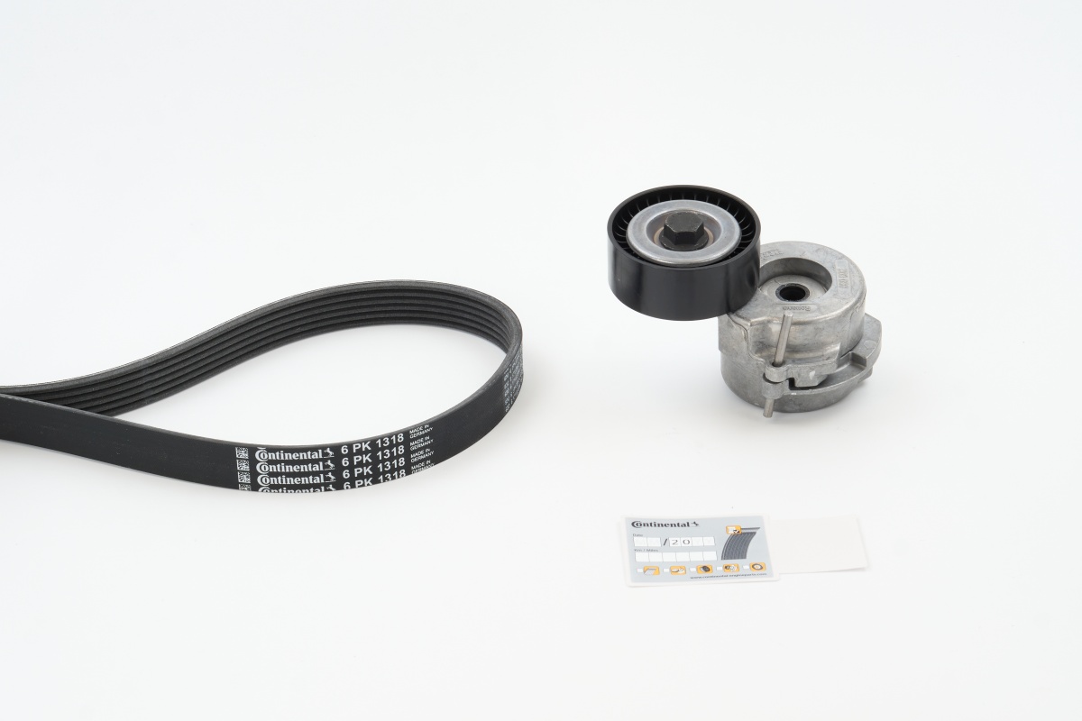 Contitech Poly V-riemen kit 6PK1318K2