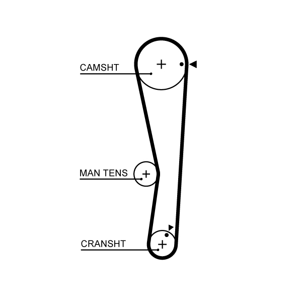 Gates Distributieriem 5687XS