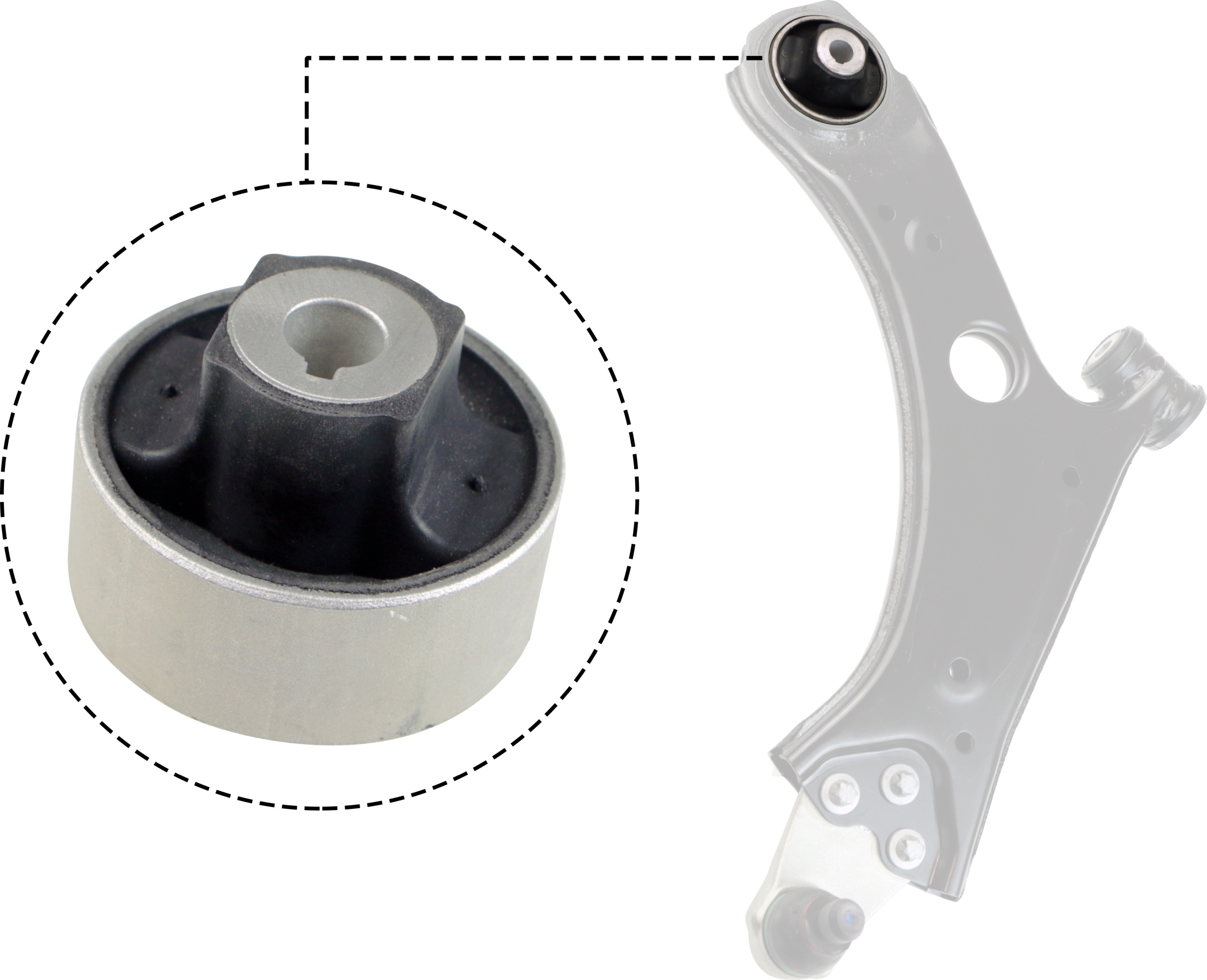 Gates Draagarmrubber AWS1838