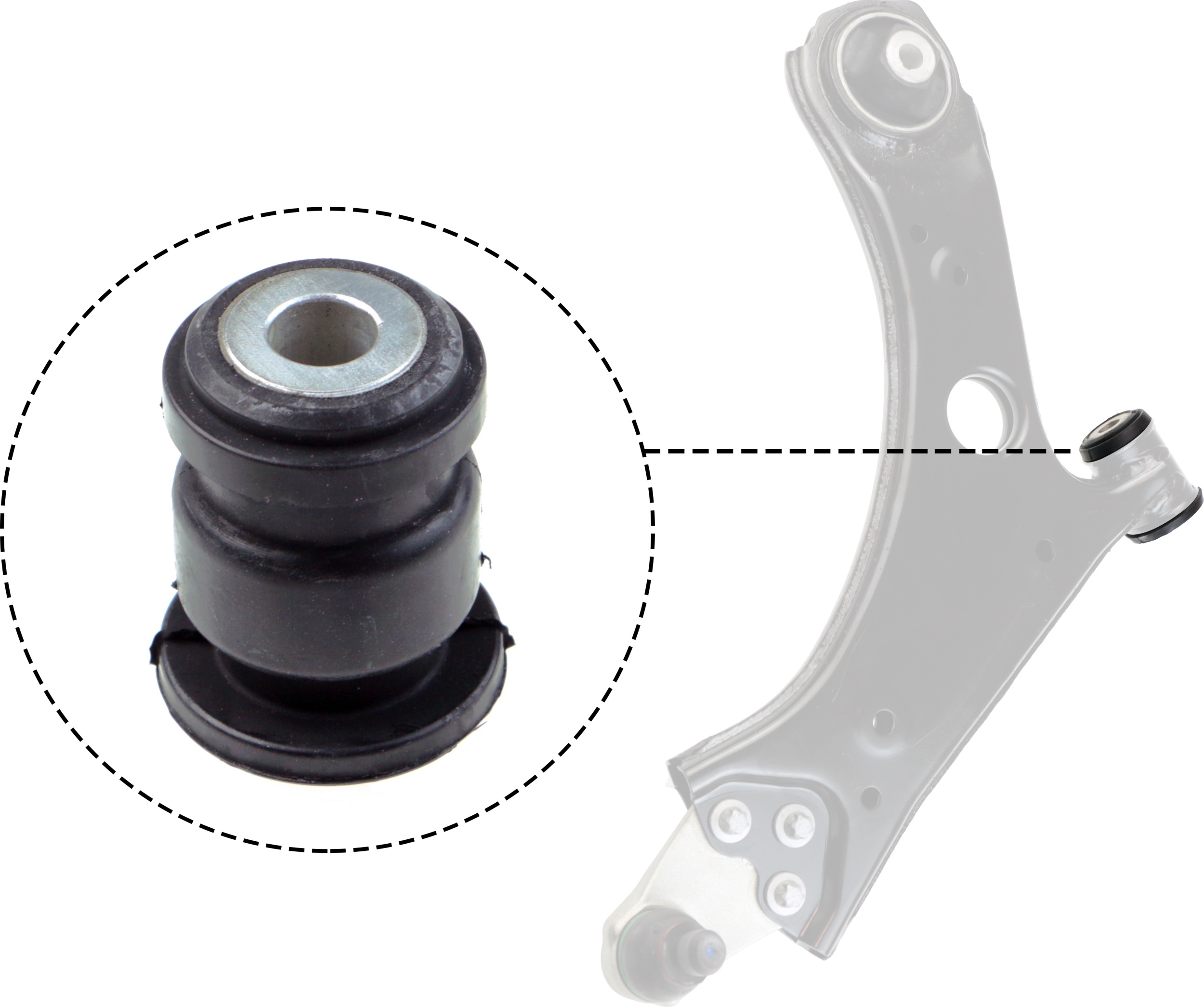 Gates Draagarmrubber AWS1857