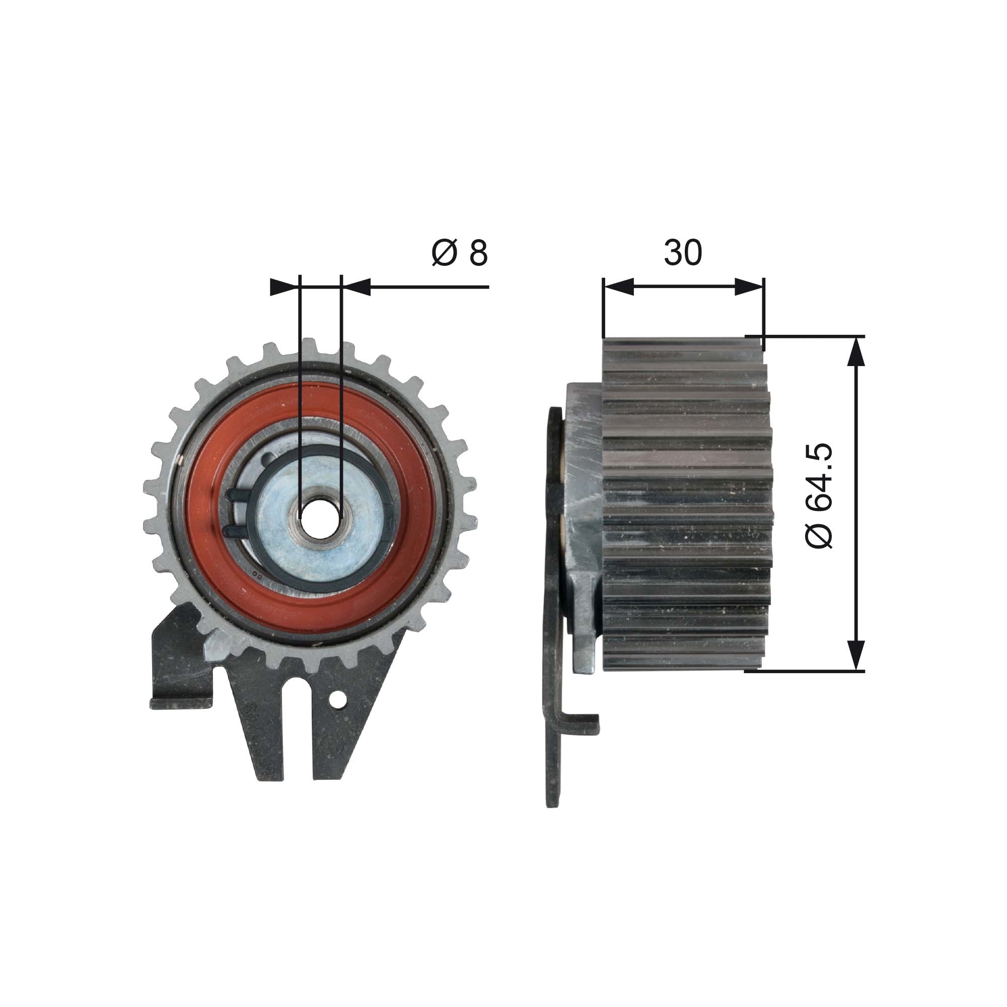 Gates Spanrol distributieriem T43239