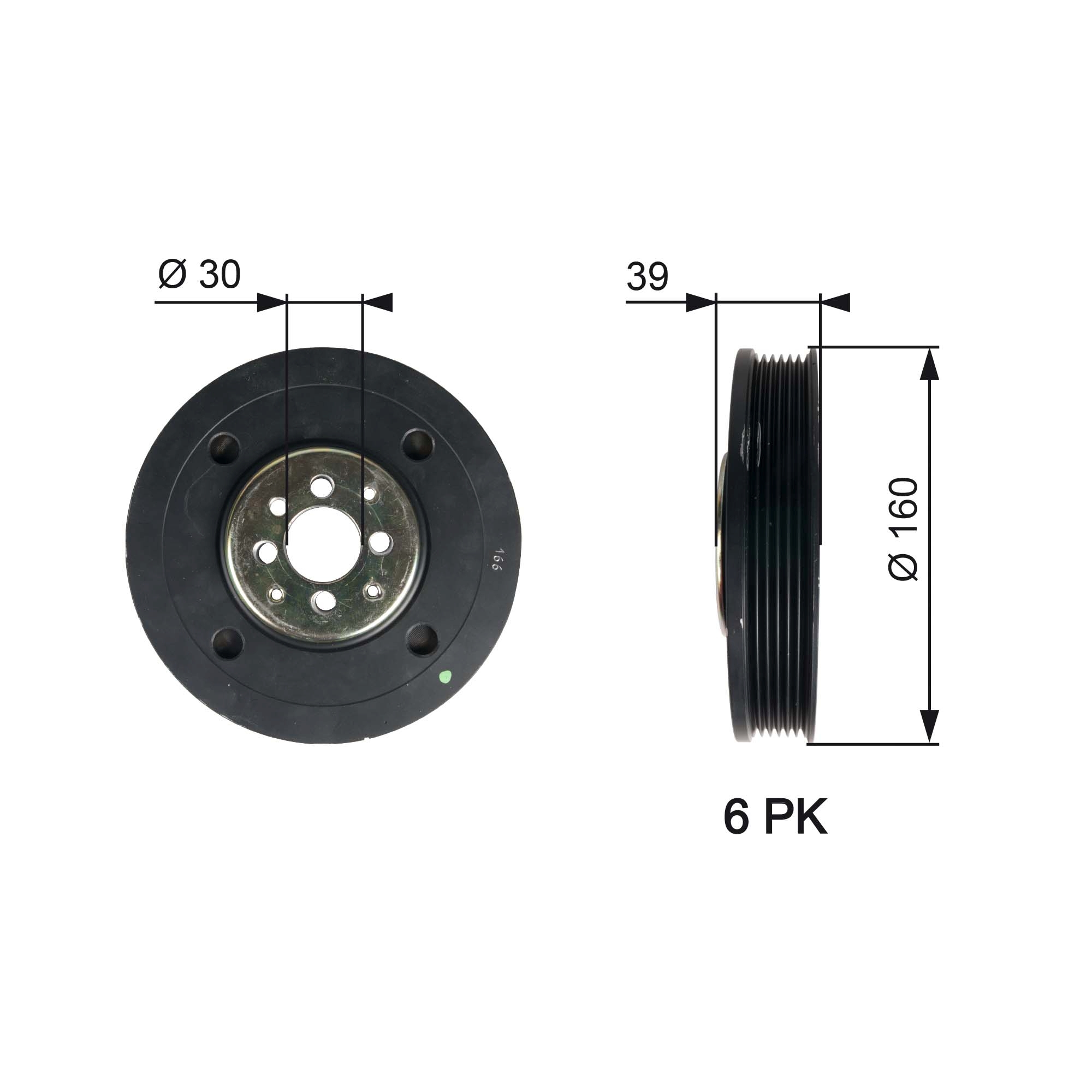 Gates Krukaspoelie TVD1004