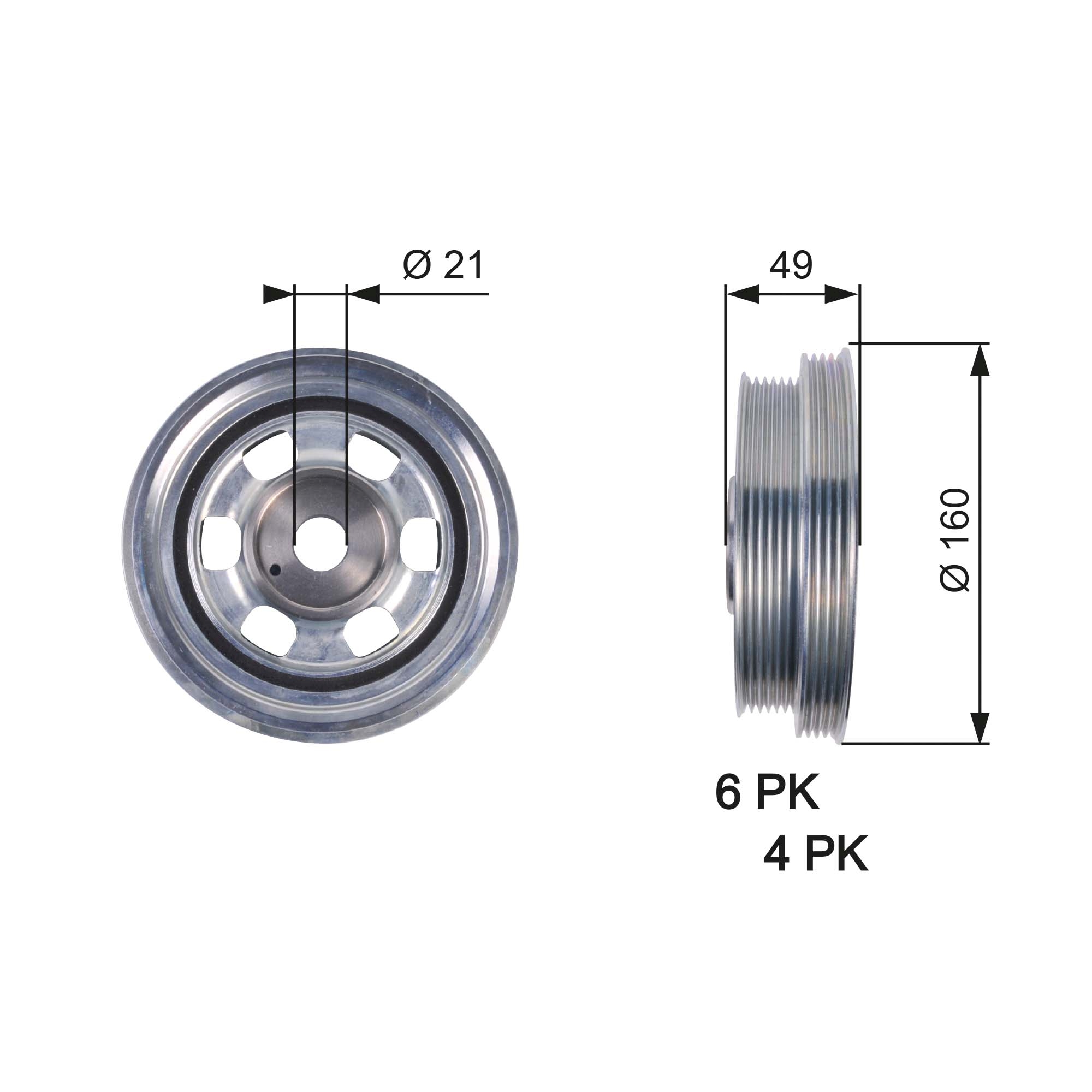 Gates Krukaspoelie TVD1084