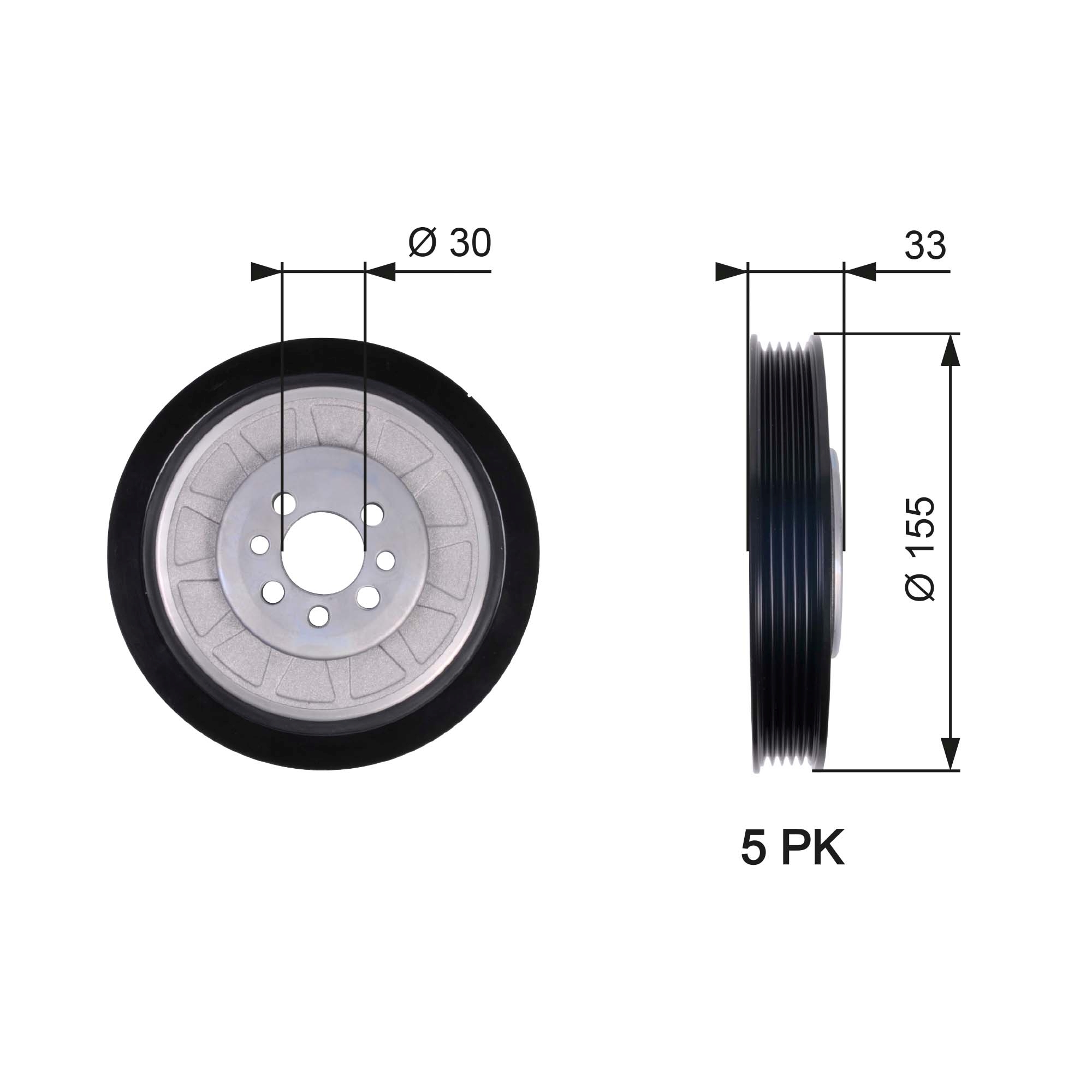 Gates Krukaspoelie TVD1088