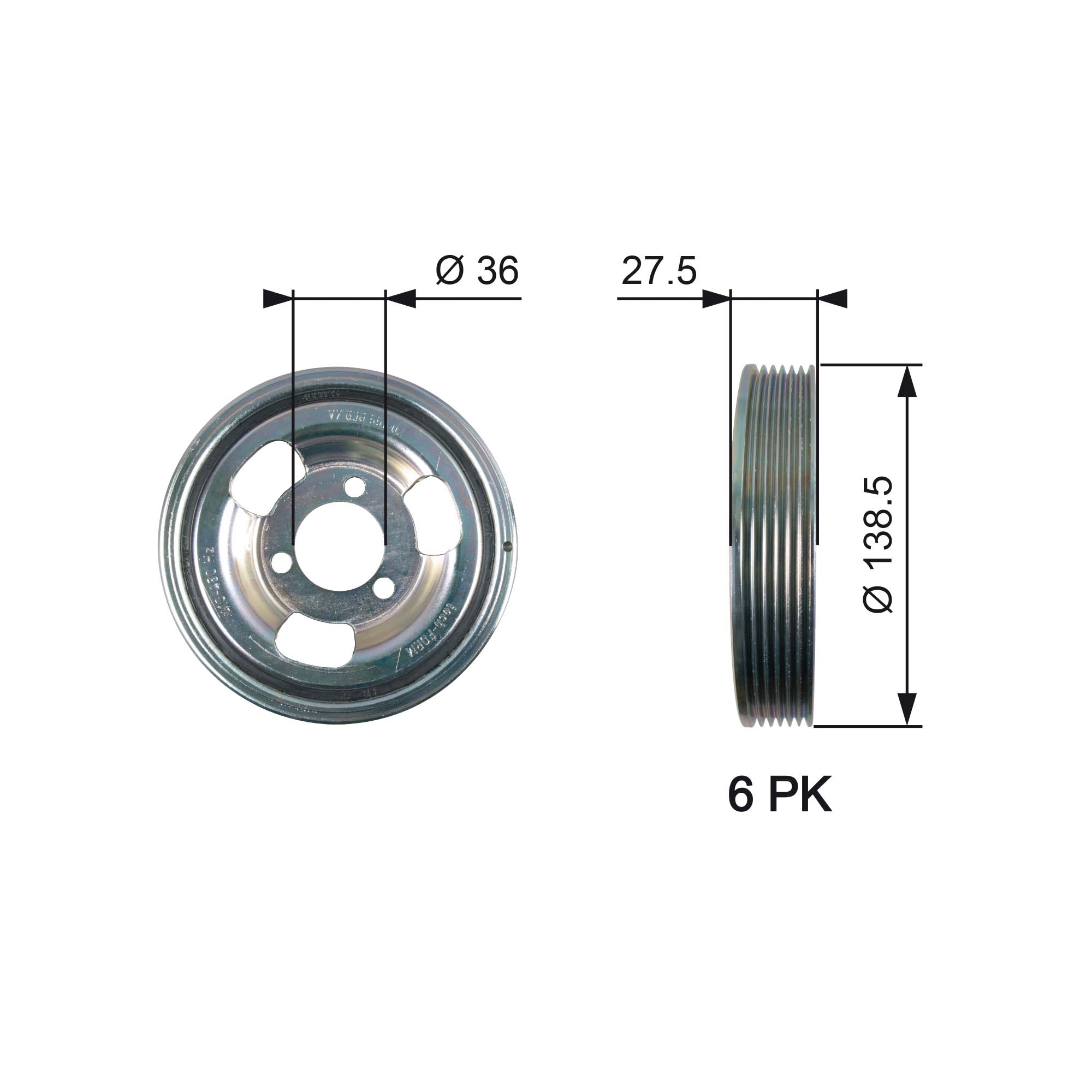 Gates Krukaspoelie TVD1117