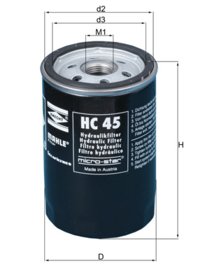 Knecht Filter/oliezeef automaatbak HC 45