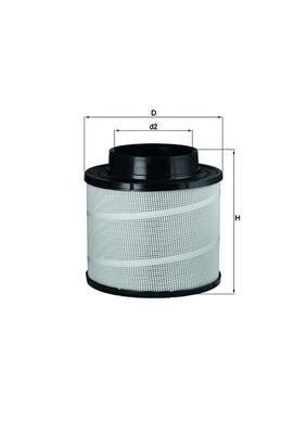 Knecht Luchtfilter LX 741