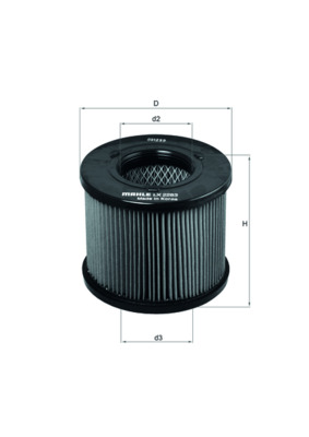 Knecht Luchtfilter LX 2283