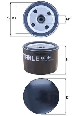 Knecht Oliefilter OC 64