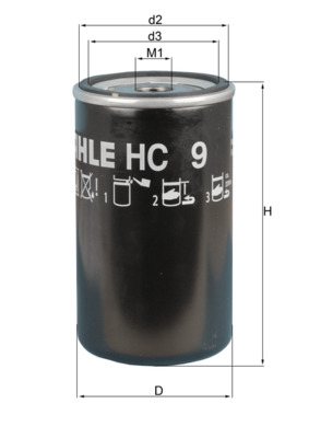 Knecht Filter/oliezeef automaatbak HC 9