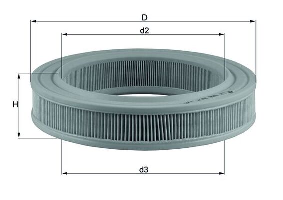 Knecht Luchtfilter LX 386