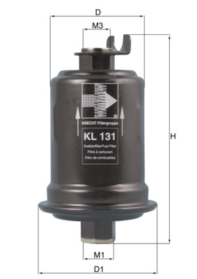 Knecht Brandstoffilter KL 131