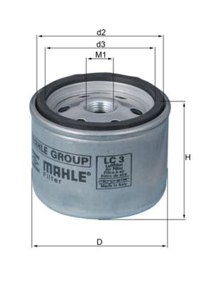 Knecht Luchtfilter, compressor LC 3