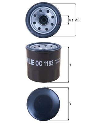 Knecht Oliefilter OC 1183