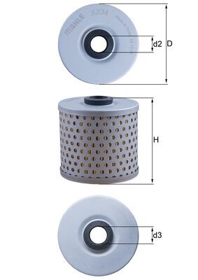 Knecht Brandstoffilter KX 34