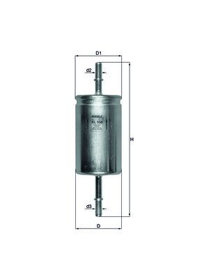 Knecht Brandstoffilter KL 559
