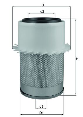 Knecht Luchtfilter LX 648