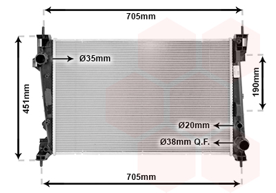 Van Wezel Radiateur 01002123