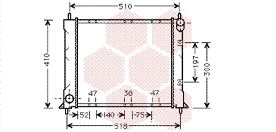 Van Wezel Radiateur 02002150