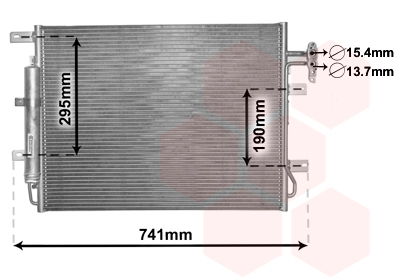 Van Wezel Airco condensor 02005217