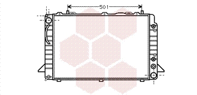 Van Wezel Radiateur 03002088