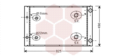 Van Wezel Radiateur 03002268